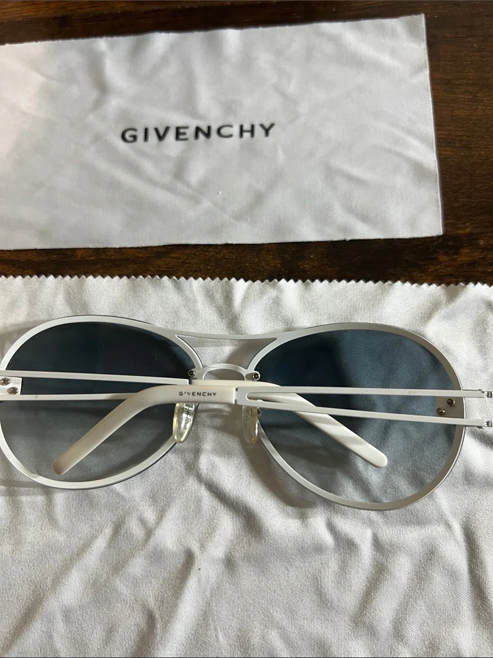 Givenchy Round Metal Sunglasses in Black and Silver